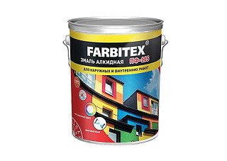 Эмаль ПФ 115 FARBITEX красный (5,0кг)