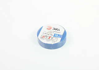 Изолента ПВХ ERA 15мм.х10м Синяя (836)