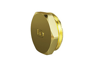 Заглушка LD Pride DN50 (2") НР латунь