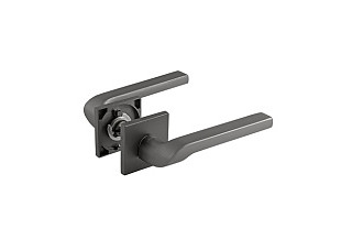 Ручка дверная Нора-М Slim 131К графит (436)