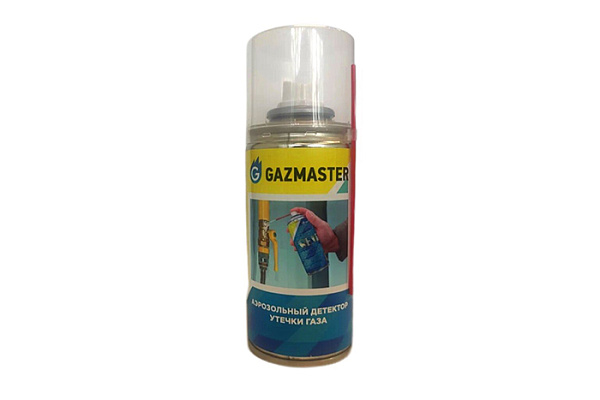 Детектор утечки газа аэрозольный GAZMASTER 130мл (61166)
