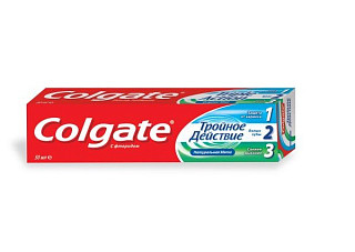 Зубная паста COLGATE (КОЛГЕЙТ) Тройное действие 50мл (954)