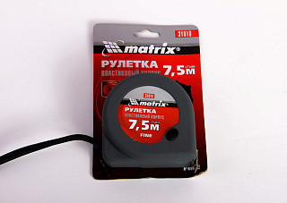 Рулетка MATRIX Fine 7,5м х 25мм пласт. корпус (31018)