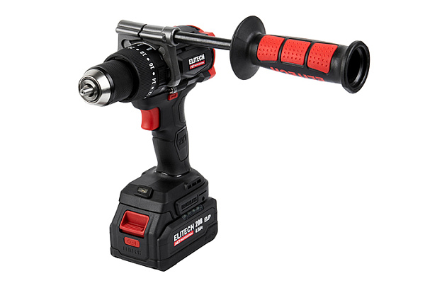 Дрель-шуруповерт ударная ELITECH HD CD 20BL2 20В, б/щет, 2х4,0Ач Li-ion (Е2201.042.02)