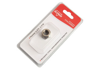 Переходник, 1/2" П -1/4" М ELITECH 0704.020600