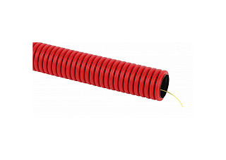 Труба гофрированная ПНД 40мм красная, двустенная, с/з ЭРА GOFR-40-50-HD2-R SN21 (кратно 50) Б0052251