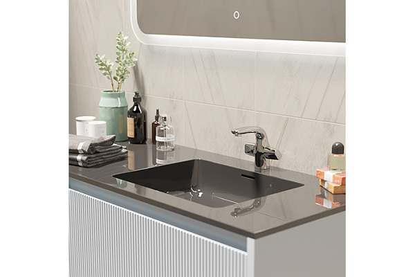 Смеситель для раковины MIXLINE ML39-04 Organic (Латунь,Длина излива11см,Кран-букса 1/2")