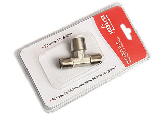 Тройник Т-3/8" МПП ELITECH 0704.027000