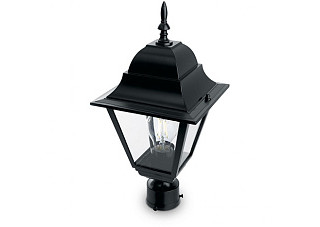 Светильник садово-парковый FERON PL4203 100W 230V E27 черный (на столб) (11028)