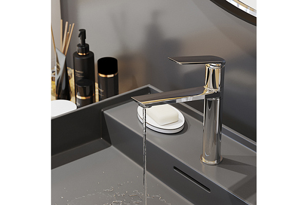 Смеситель для раковины 35k MIXLINE ML25-042 Real (Латунь,Высота излива 22см,Картридж 35мм)