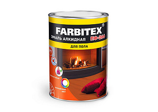 Эмаль ПФ 266 FARBITEX желто-коричневый (5,0кг)