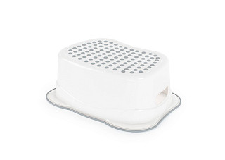 Табурет подставка Альтернатива антискользящий белый (уп.8) М8881