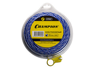 Леска CHAMPION Sky-cutter витой квадрат 2,4мм х 87м (C7057)