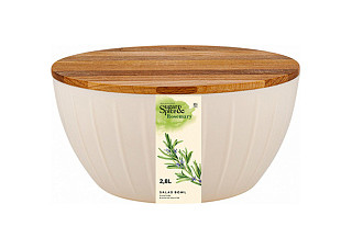 Салатник Sugar&Spice Rosemary 2,8л с деревянной крышкой