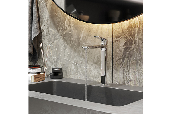 Смеситель для раковины 35k MIXLINE ML26-042 Life (Латунь,Высота излива 21см,Картридж 35мм)