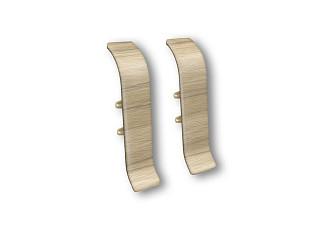 Соединитель для плинтуса 55мм "Идеал Классик" (2шт. во флоупаке) 263 Клен северный