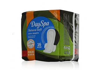 Прокладки DAY SPA ultra natural soft maxi женские гигиеническиеi 16шт (809/128)