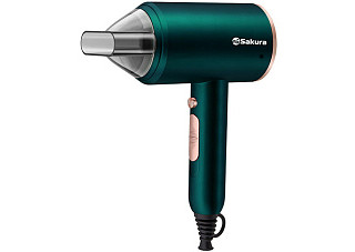 Фен SAKURA SA-4045R 1400Вт, 2 режима, холод.сушка, рубин