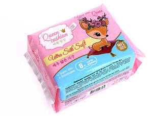 Прокладки Queen Cusion женские гигиенические Ultra Silk SoftSup 8шт (561)