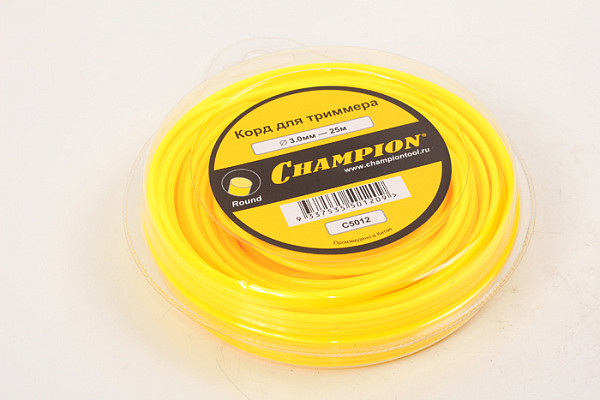 Леска CHAMPION круглая 3,0мм х 25м (С5012)