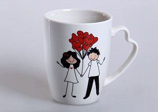 Кружка 340мл Amore (260-511)