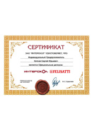Сертификат официального дилера ЗАО "Интерскол"