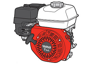 Двигатель VALRUS D-170 (7л.с. 212см2.) 