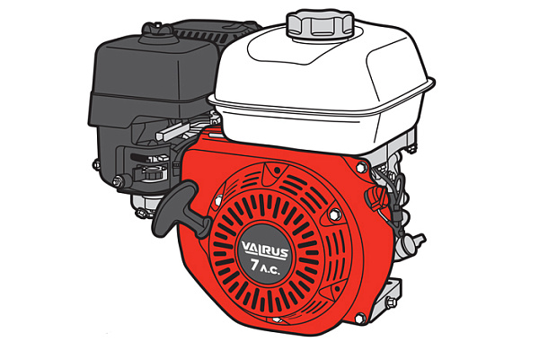 Двигатель VALRUS D-170 (7л.с. 212см2.) 