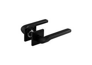 Ручка дверная Нора-М Slim 131К черный (443)