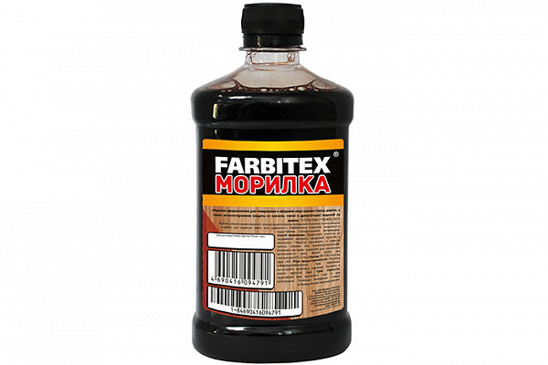 Морилка FARBITEX деревозащитная водная тик (0,5л) 