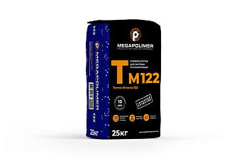 Штукатурно-клеевая смесь MEGAPOLIMER TM122 -15° TERMO MINERAL для систем теплоизоляции (25,0кг)