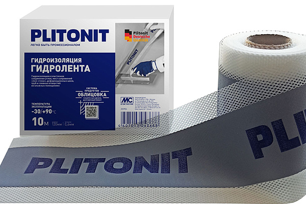 Гидроизоляционная лента PLITONIT ГидроЛента (10метров) (H01739)