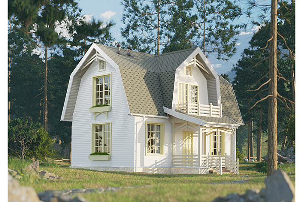 Сайдинг Docke PREMIUM Корабельный брус ПЛОМБИР (3600х232мм, 0.84м²) (в упак. 20шт)