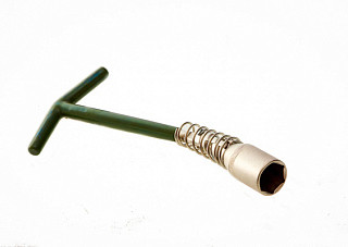 Ключ свечной ДТ карданный с резиновой вставкой 21 × 240 мм (547321)