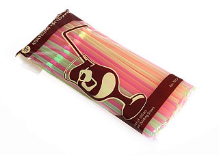 Трубочки для коктейля ТУСОВКА (50шт) (YD13-152)