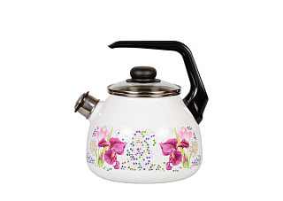 Чайник эмалированный МОЗАИКА со свистком г.Череповец 3,0л (4с209я)