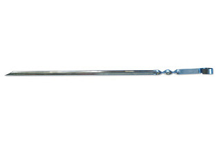 Шампур нержавеющая сталь, зерк. угловой (410х10х1,0мм)
