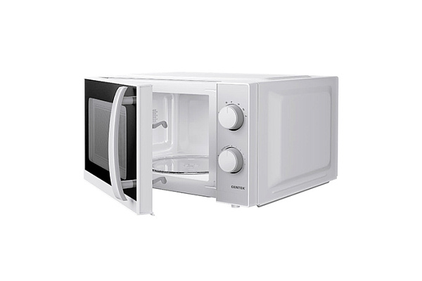 СВЧ Centek CT-1571 (Белый) 700Вт, 20л, 6 режимов, открывание дверцы ручкой, таймер 30мин