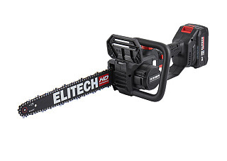 Пила цепная аккум. ELITECH HD CS 2012BLPK (E1611.026.01) (б/щ, 20В, 1х4Ач, шина 30см, 1/4", 1,1мм)