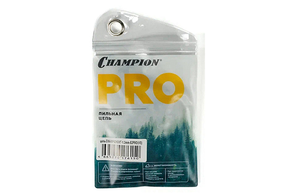 Цепь для бензопилы в блистере  CHAMPION 3/8"-1,3mm- 52 (VS)