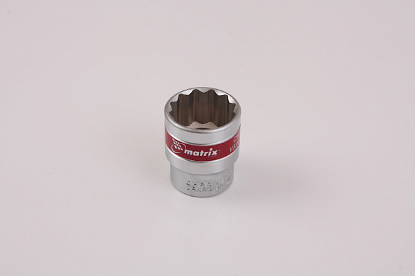 Головка торцовая MATRIX ,хромированная, 12-гранная 27мм (13695)