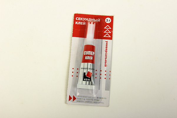 Секундный клей A.D.M. Супер GHS325B 3гр/288/12 (1шт) (728)