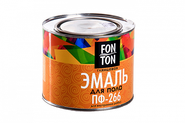 Эмаль ПФ 266 Fon Ton золотисто-коричневая ( 1,8кг)
