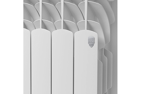 Радиатор Royal Thermo Revolution алюминий, белый (128вт, 350х80х8секц., 1,01кг)