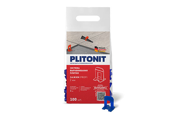 Зажим СВП PLITONIT PROFI SVP 2 мм пакет 100шт H008264 (382) (1/24)