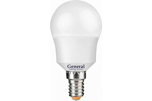 Лампа светодиодная GLDEN-G45F-12-230-E14-6500 (427)