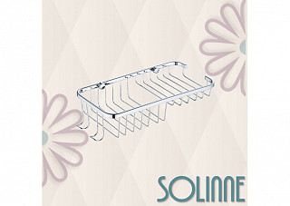 Полка решетчатая Solinne Base 11082, хром (2552.385)