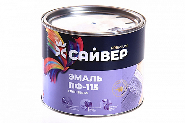 Эмаль ПФ 115 Сайвер коричневая (1,8кг)