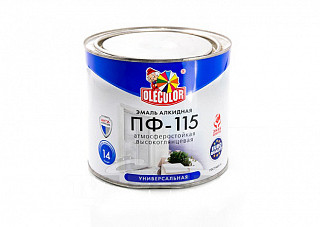 Эмаль ПФ 115 OLECOLOR салатный (0,5кг)