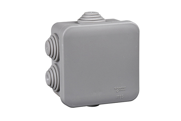 Коробка распределительная 70х70х40мм IP55 серая IMT35090 (090)
